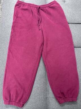 American Eagle Jogger Sweatpants Size L Plum Purple Drawstring